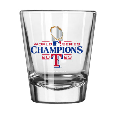 Texas Rangers 2oz 2023 World Series Champions Repeat Shot Glass