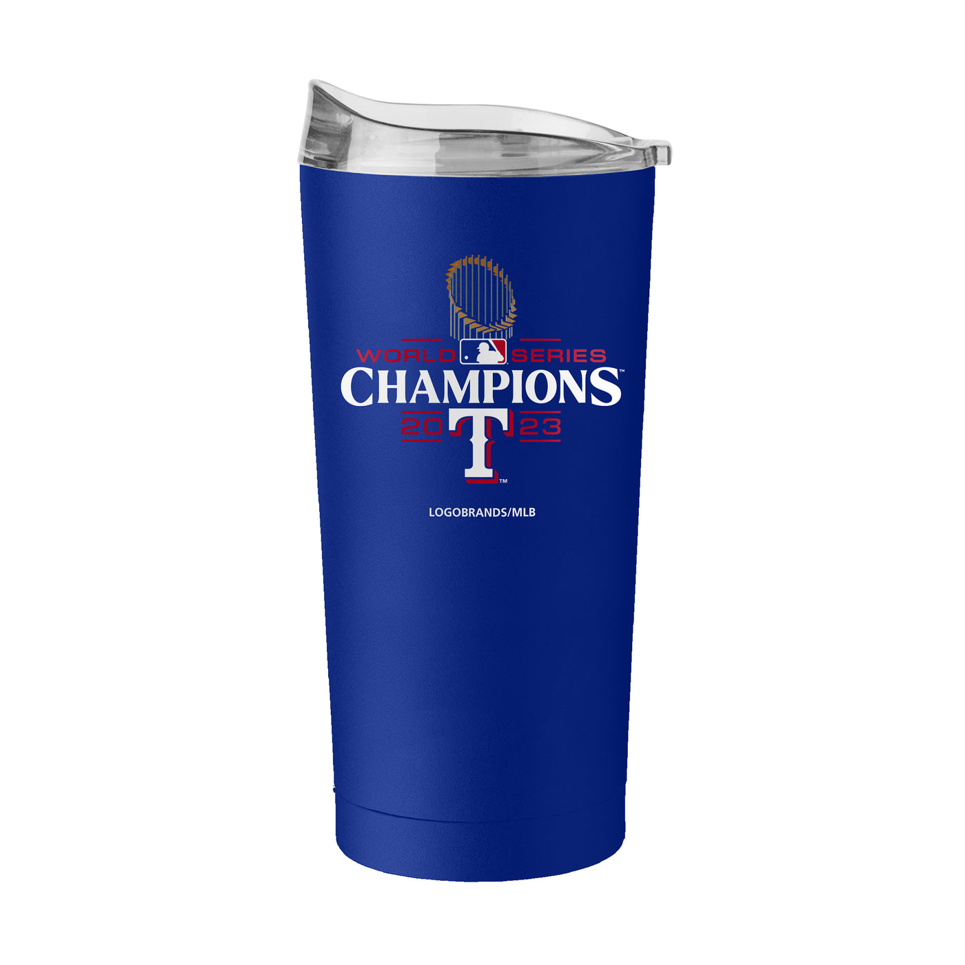 Texas Rangers 20oz 2023 World Series Champions Powder Coat Tumbler