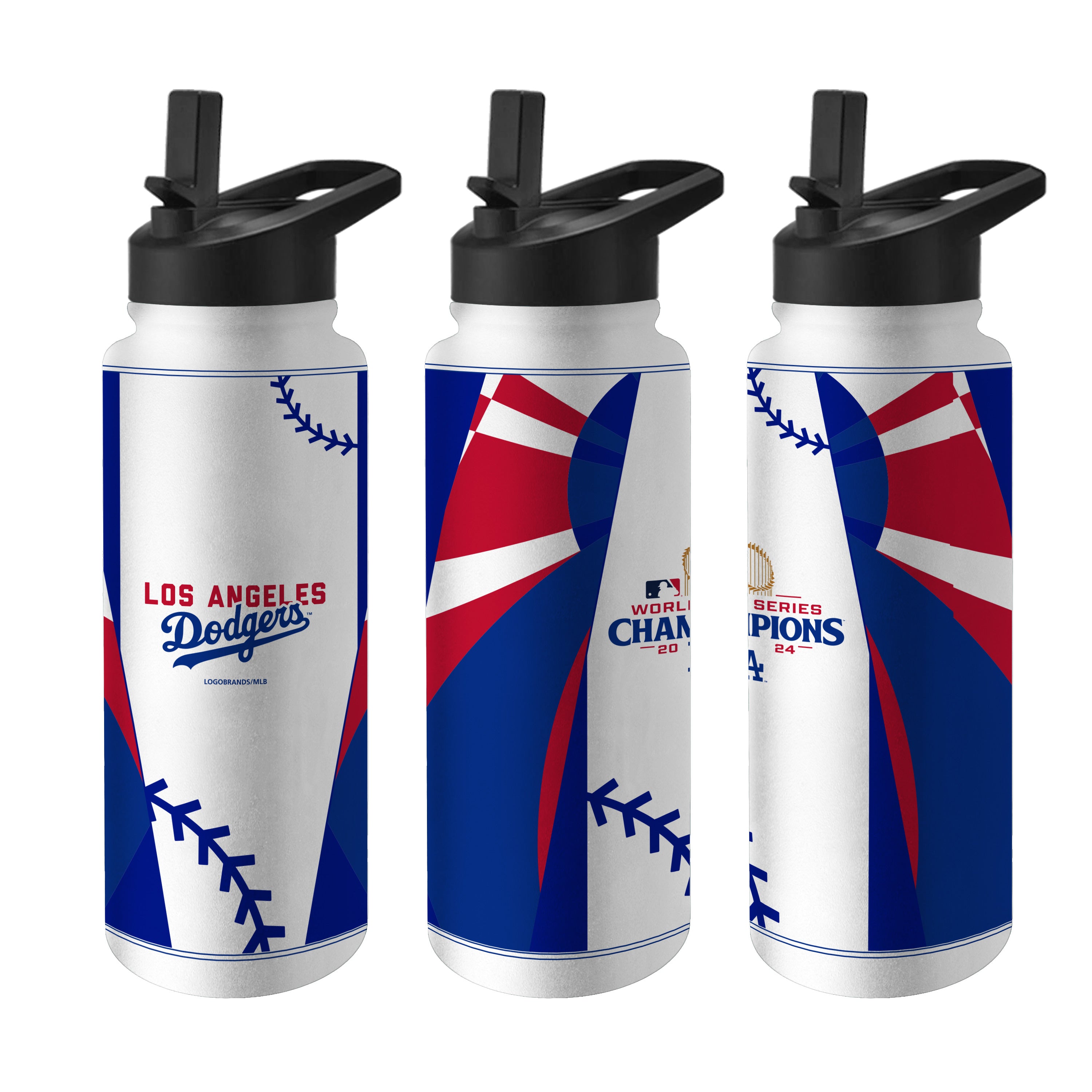 LA Dodgers 2024 World Series Champs 34oz Quencher Bottle | Logo Brands