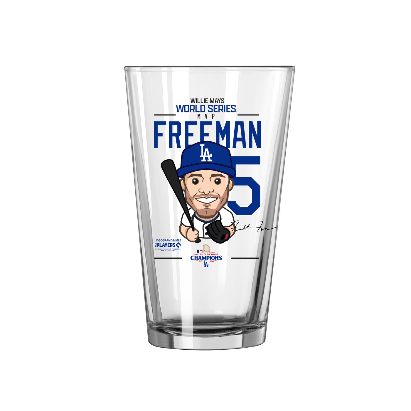 LA Dodgers 2024 World Series MVP 16oz Pint Glass