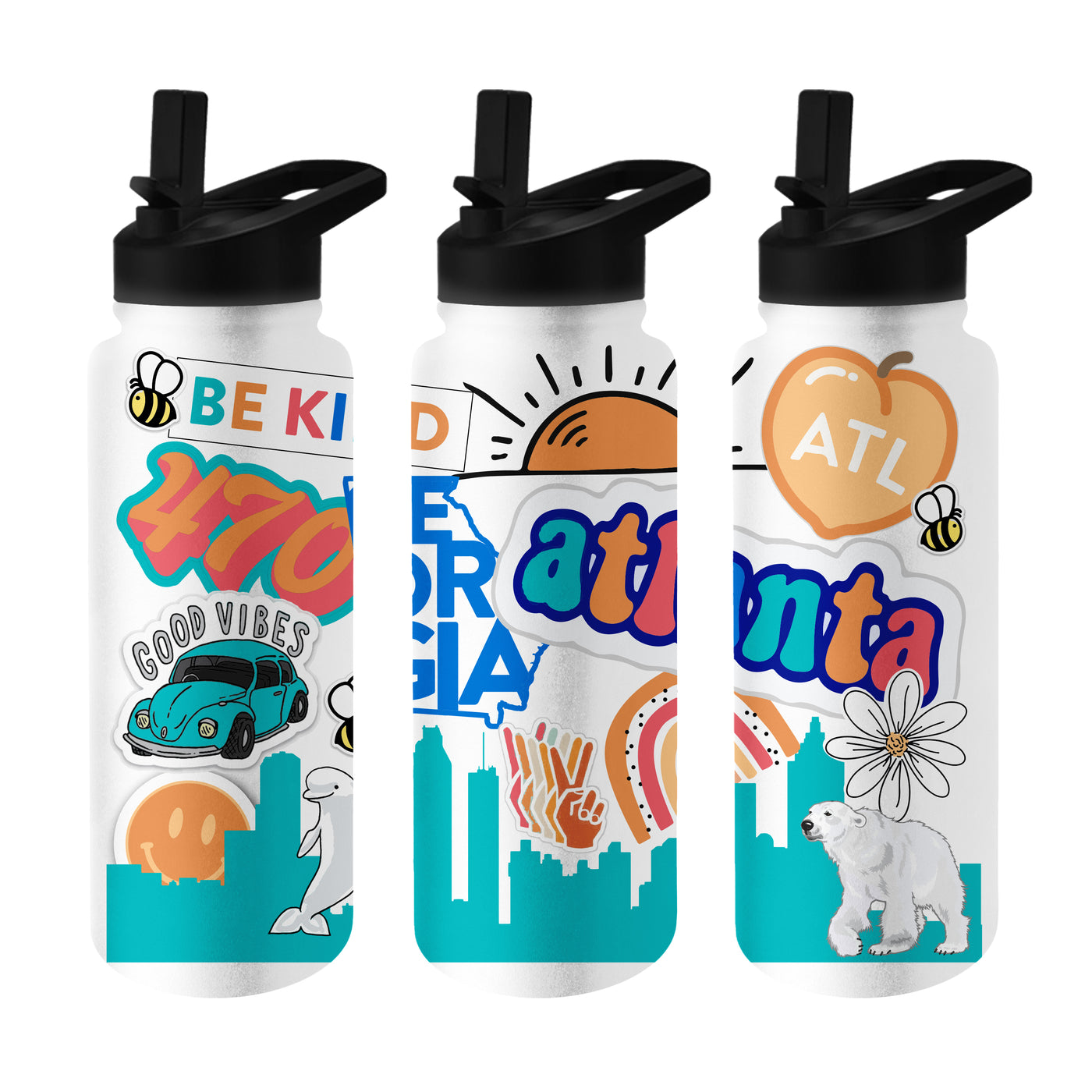 Atlanta 34oz Native Quencher Bottle