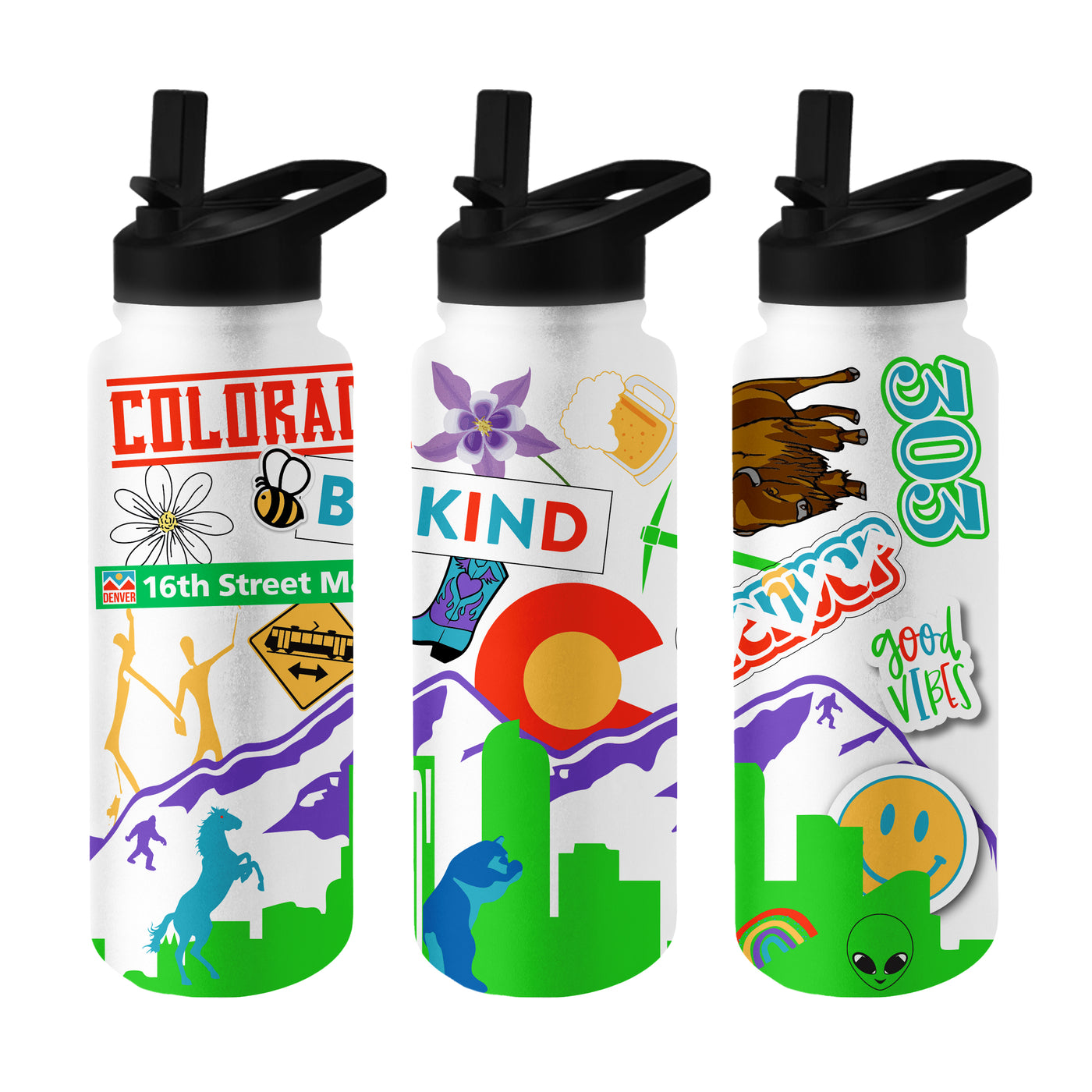 Denver 34oz Native Quencher Bottle