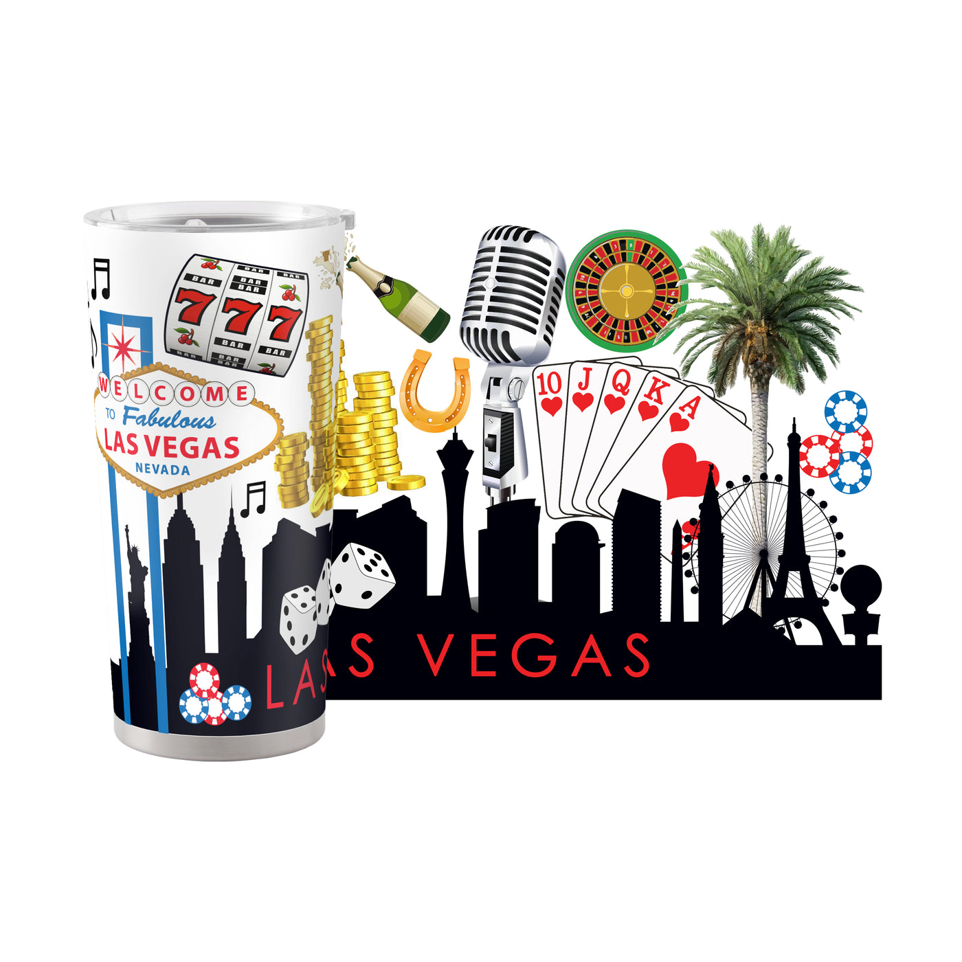 Las Vegas 20oz Native Powder Coat Tumbler