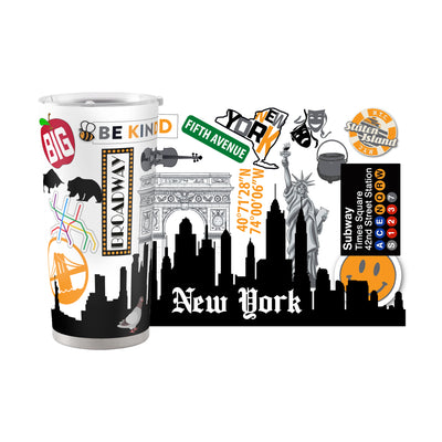 New York City 20oz Native Powder Coat Tumbler