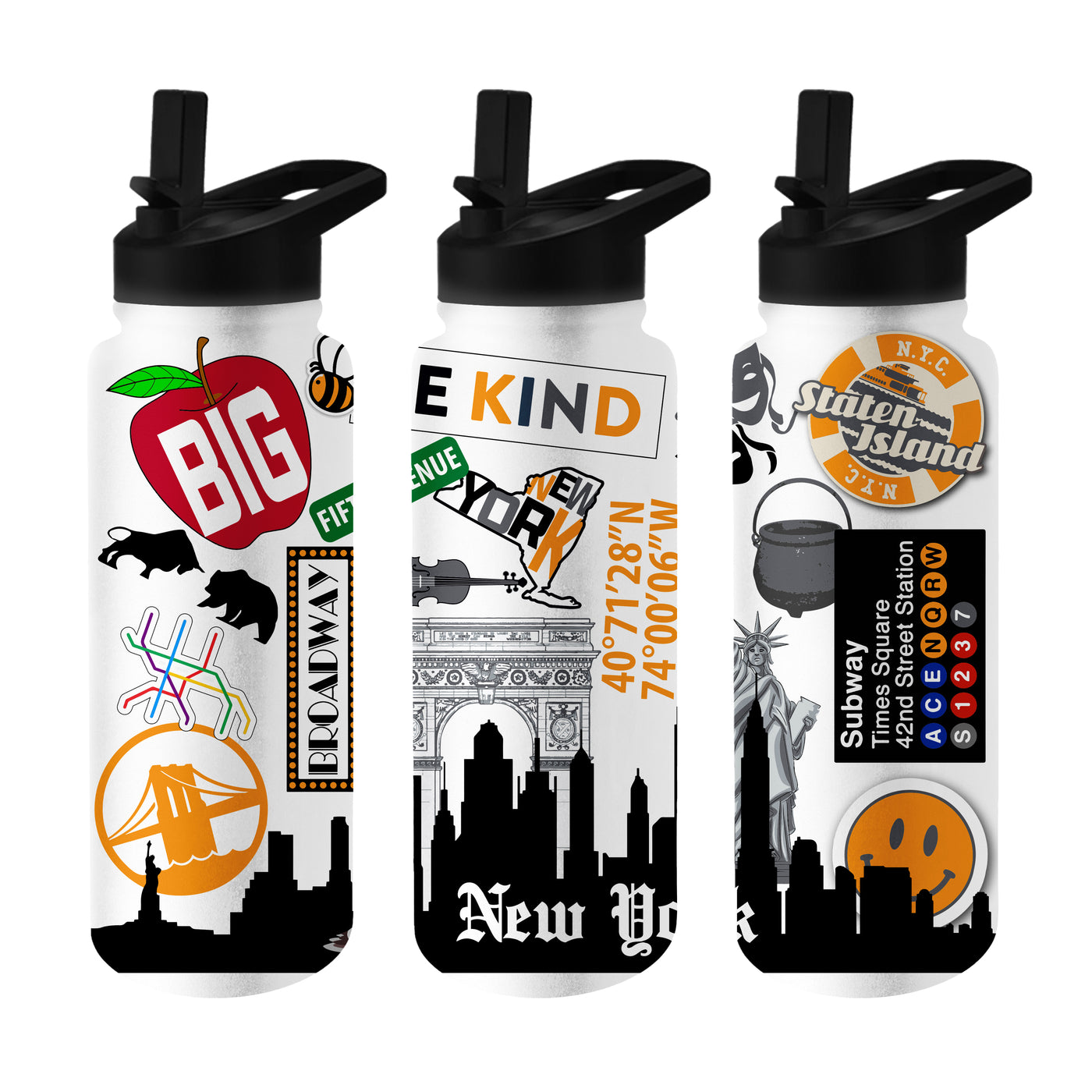 New York City 34oz Native Quencher Bottle