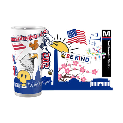 Washington DC 20oz Native Powder Coat Tumbler