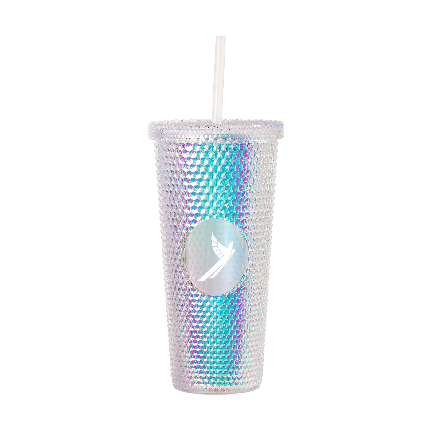 Tulsa FC 24oz Iridescent Studded Tumbler