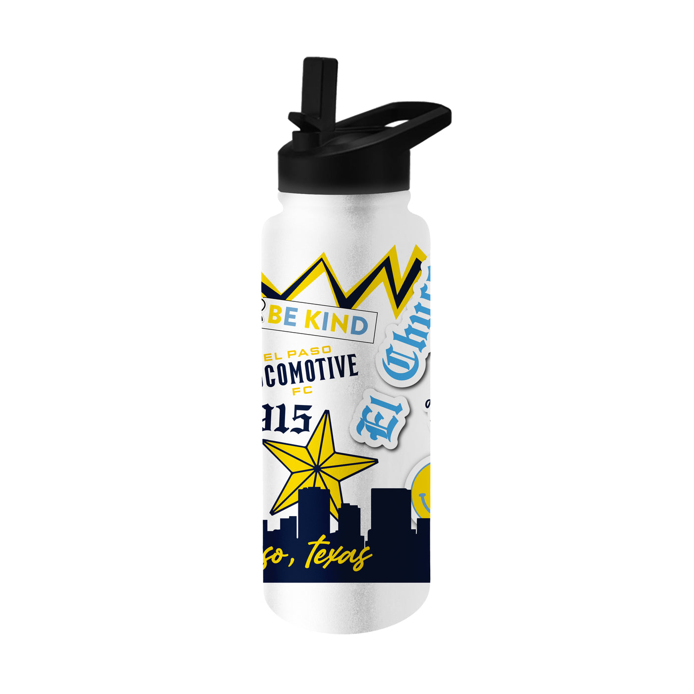 El Paso Locomotives 34oz Native Quencher Bottle