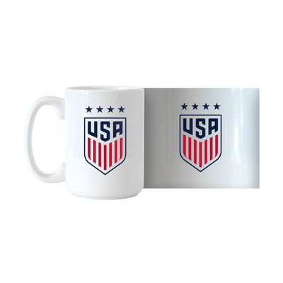 US Womens Soccer Crest Logo 15oz Sublimated Mug - Logo Brands