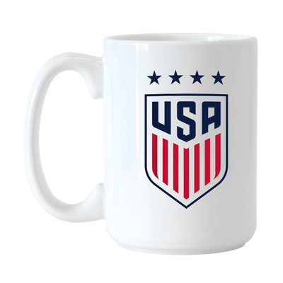 US Womens Soccer Crest Logo 15oz Sublimated Mug - Logo Brands