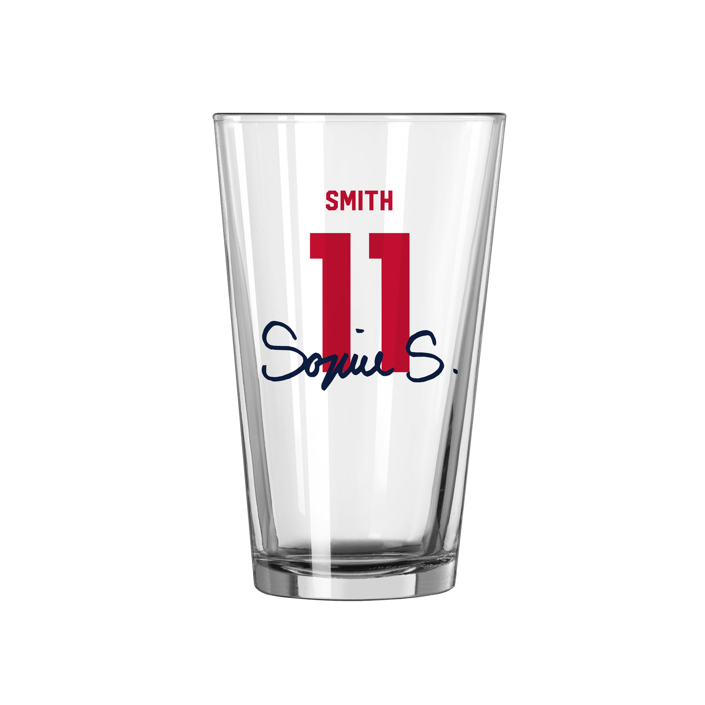 US Womens Soccer Sophia Smith 16oz Pint Glass - Logo Brands