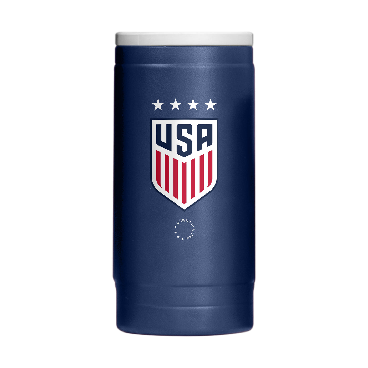 US Womens Soccer Alyssa Naeher 12oz Powder Coat Slim Can Coolie