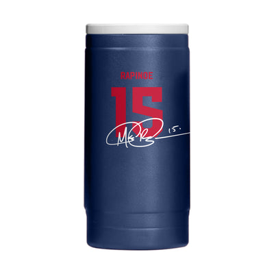 US Womens Soccer Megan Rapinoe 12oz Powder Coat Slim Can Coolie - Logo Brands