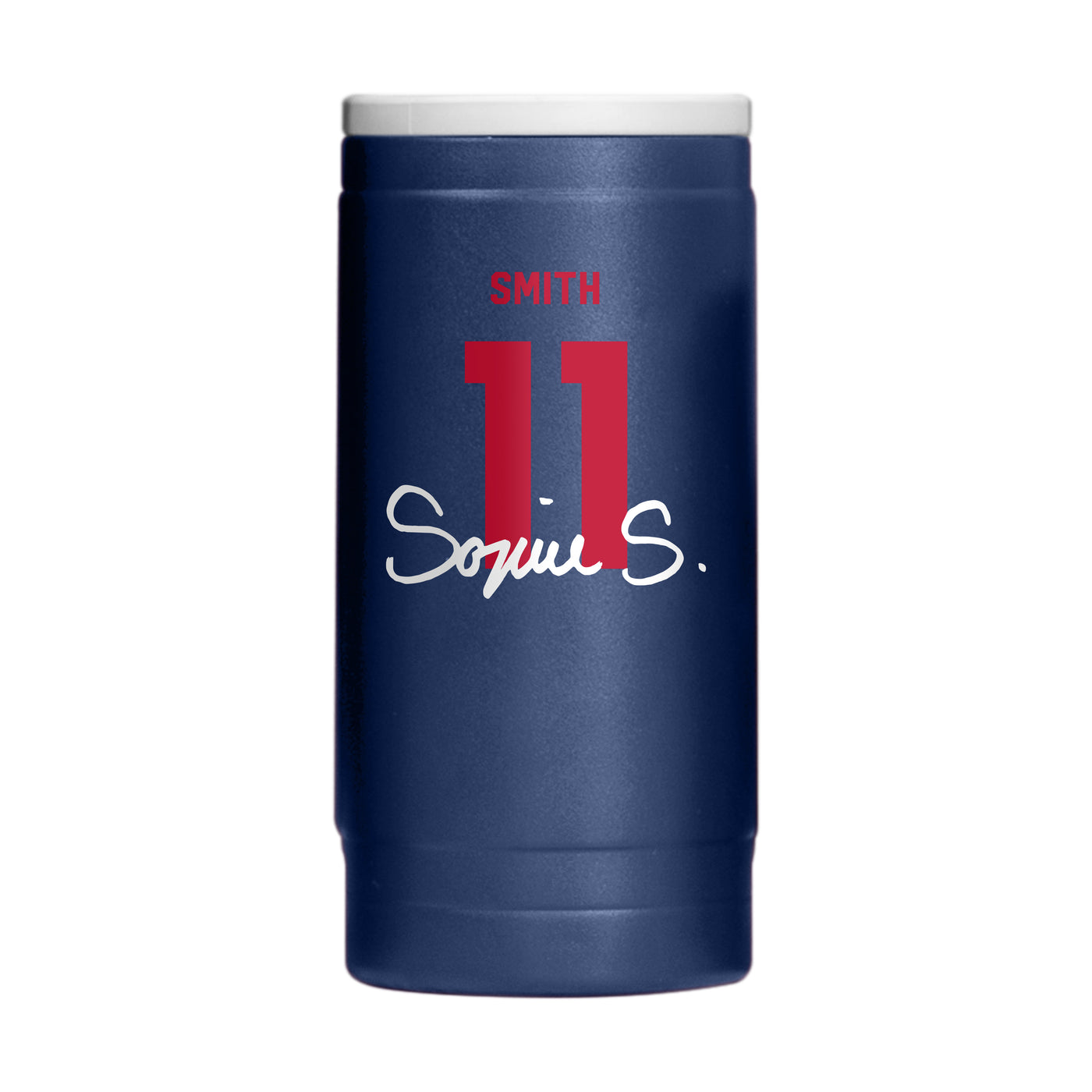 US Womens Soccer Sophia Smith 12oz Powder Coat Slim Can Coolie - Logo Brands