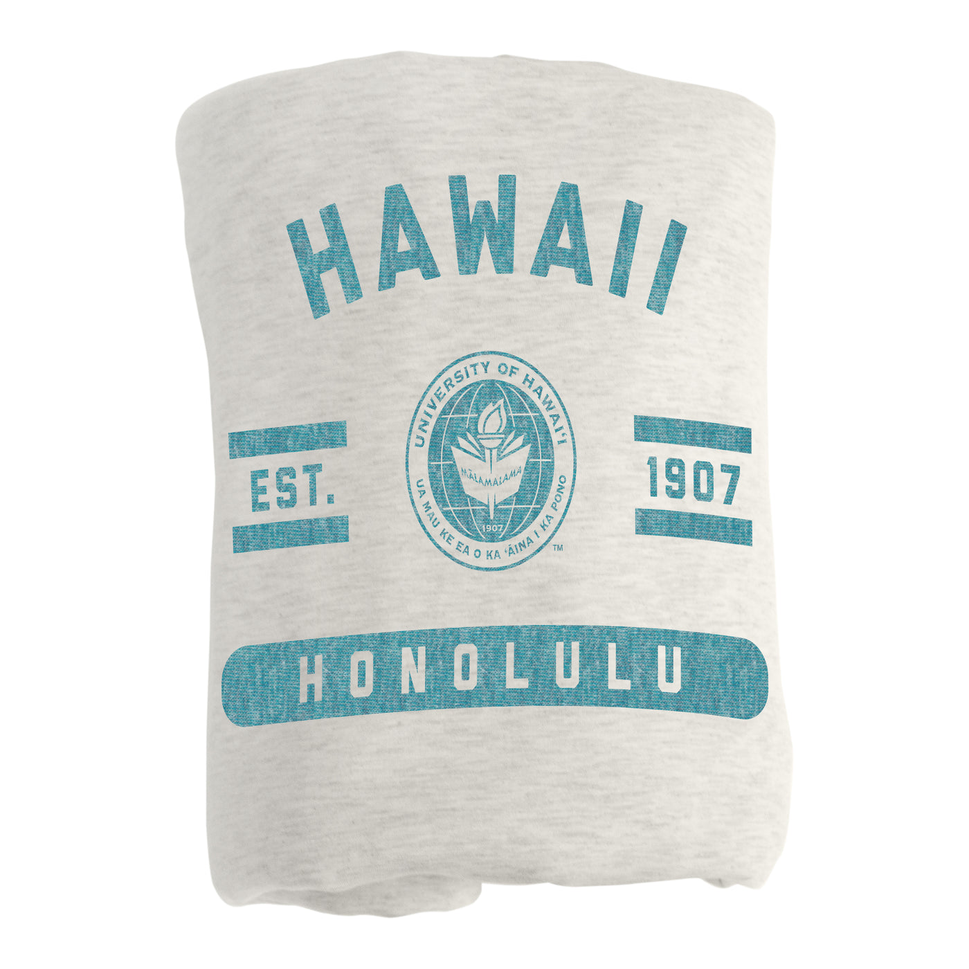 Hawaii - Honolulu Sublimated Sweatshirt Blanket - Logo Brands