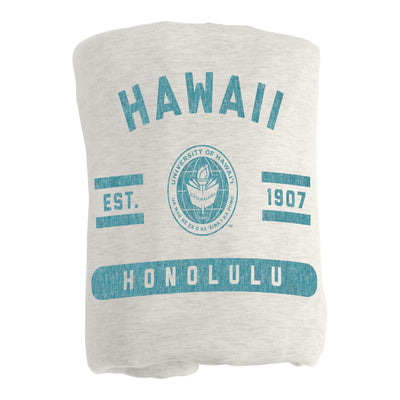 Hawaii - Honolulu Sublimated Sweatshirt Blanket - Logo Brands