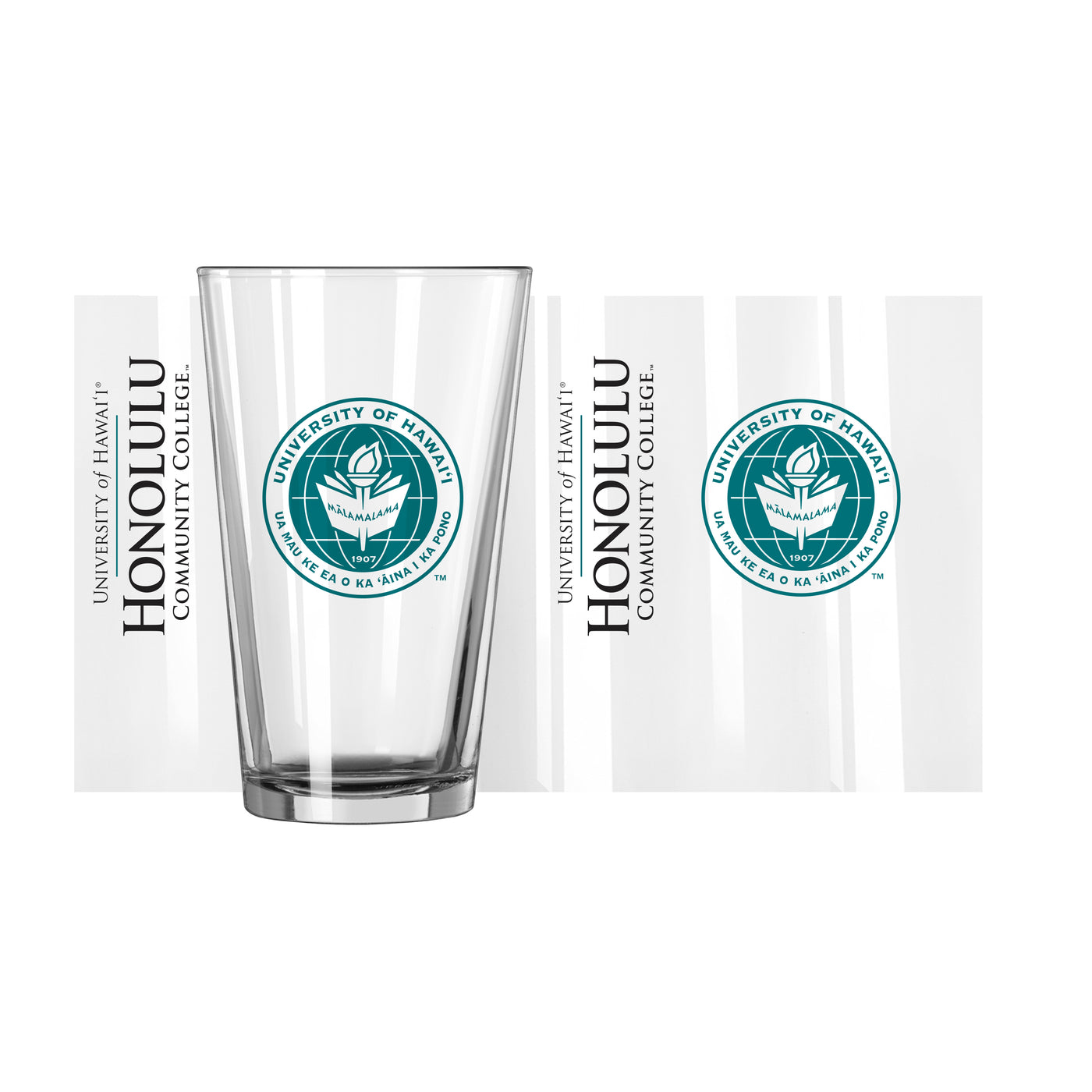 Hawaii - Honolulu 16oz Gameday Pint Glass