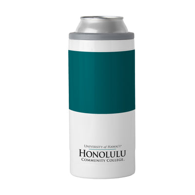 Hawaii - Honolulu 12oz Colorblock Slim Can Coolie