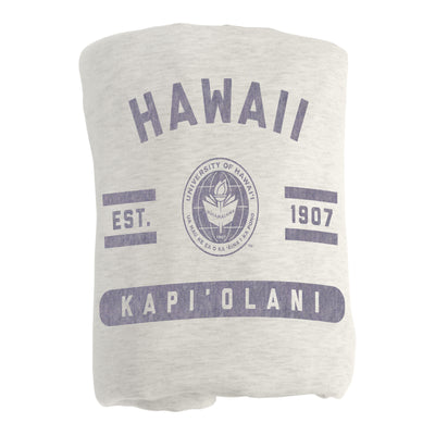 Hawaii - Kapi'olani Sublimated Sweatshirt Blanket - Logo Brands