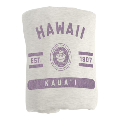 Hawaii - Kaua'i Sublimated Sweatshirt Blanket - Logo Brands