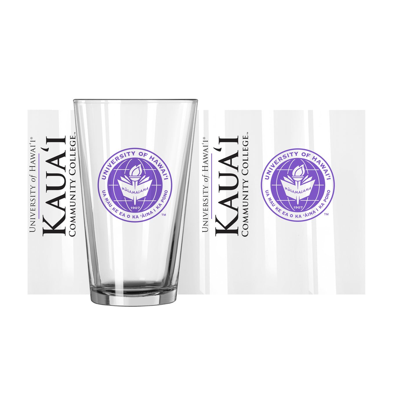 Hawaii - Kaua'i 16oz Gameday Pint Glass