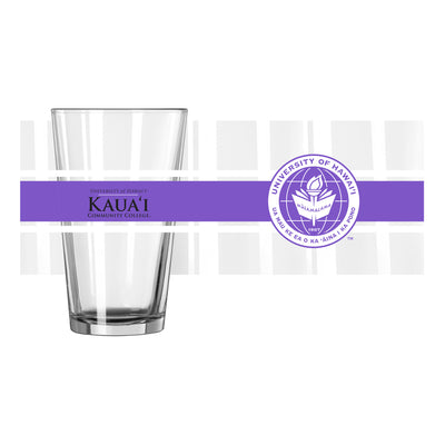 Hawaii - Kaua'i 16oz Stripe Pint Glass