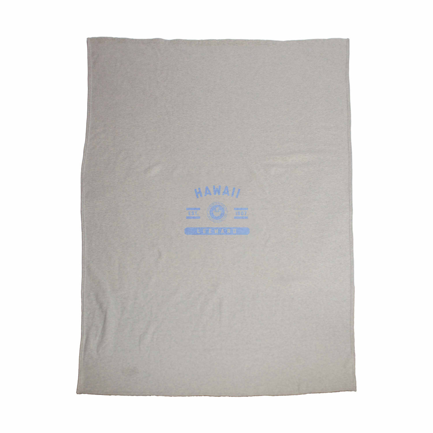Hawaii - Leeward Sublimated Sweatshirt Blanket - Logo Brands