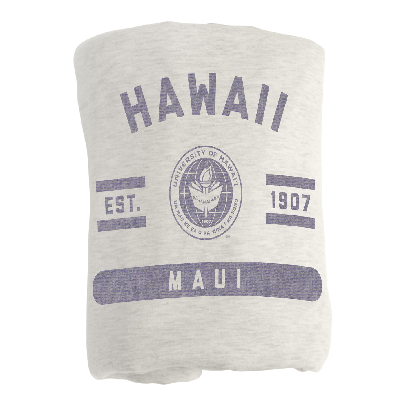 Hawaii - Maui Sublimated Sweatshirt Blanket - Logo Brands