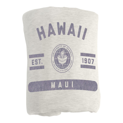 Hawaii - Maui Sublimated Sweatshirt Blanket - Logo Brands