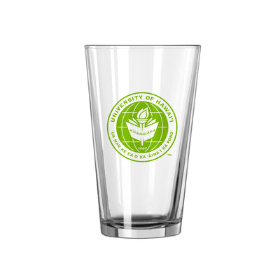 Hawaii - Windward 16oz Gameday Pint Glass - Logo Brands