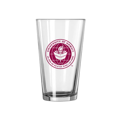 Hawaii Community Colleges 16oz Gameday Pint Glass - Logo Brands