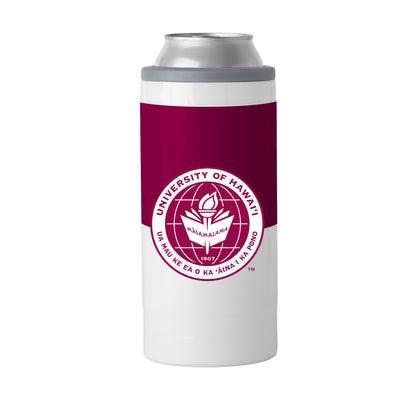 Hawaii Community Colleges 12oz Colorblock Slim Can Coolie - Logo Brands