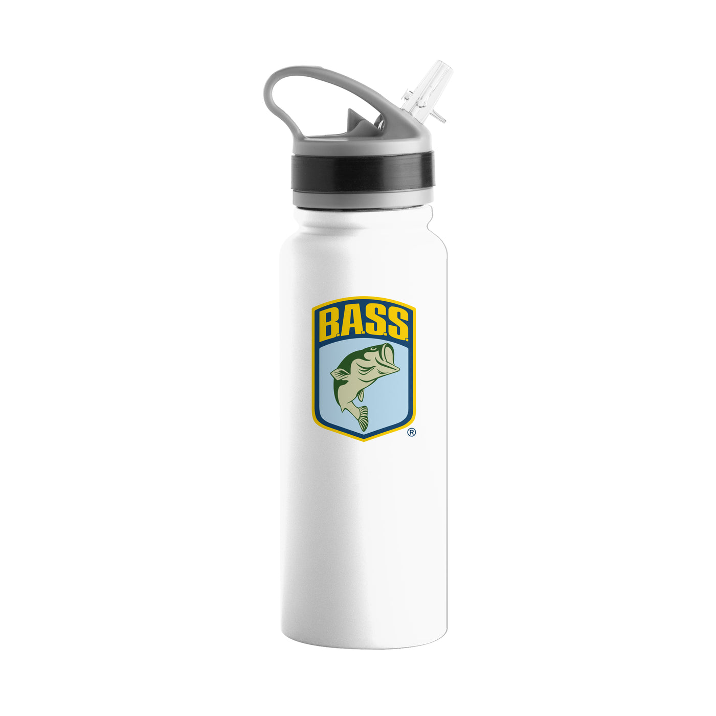 Bass Master 25oz Logo Single Wall Flip Top Bottle