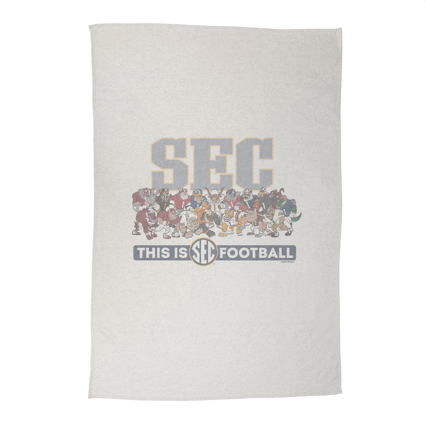 SEC Collective 16 Team Mascots Sublimated Sweatshirt Blanket