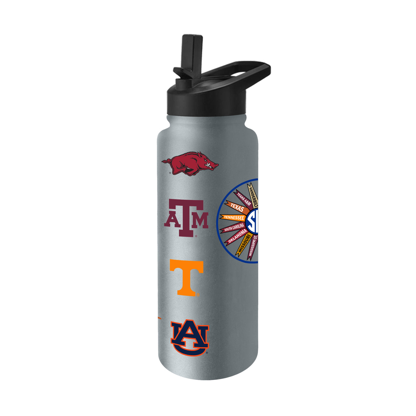 SEC Collective 16 Team Logos Pinwheel 34oz Quencher Bottle