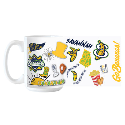 Savannah Bananas 15oz Native Sublimated Mug