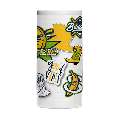 Savannah Bananas 12oz Native Powdercoat SlimCan Coolie