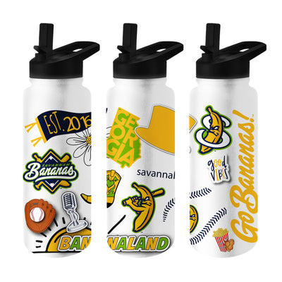 Savannah Bananas 34oz Native Quencher Bottle - Logo Brands