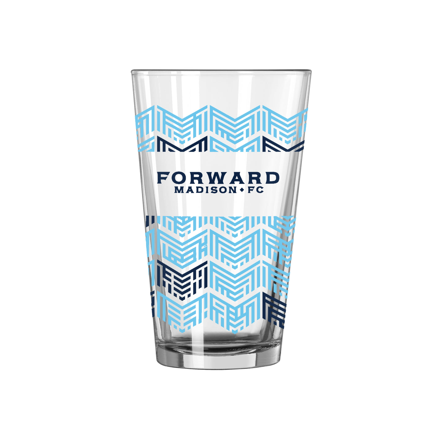 Forward Madison FC 16oz Pattern Pint Glass