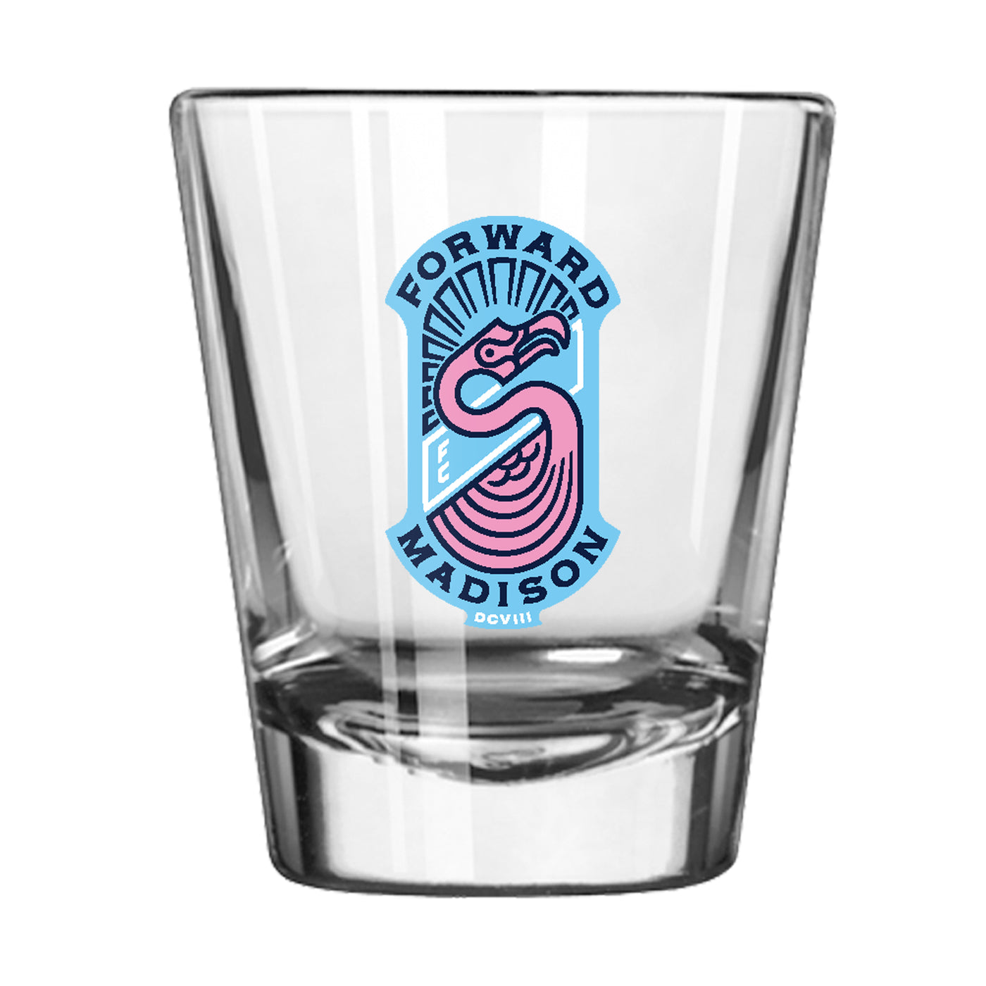 Forward Madison FC 2oz Logo Shot Glass