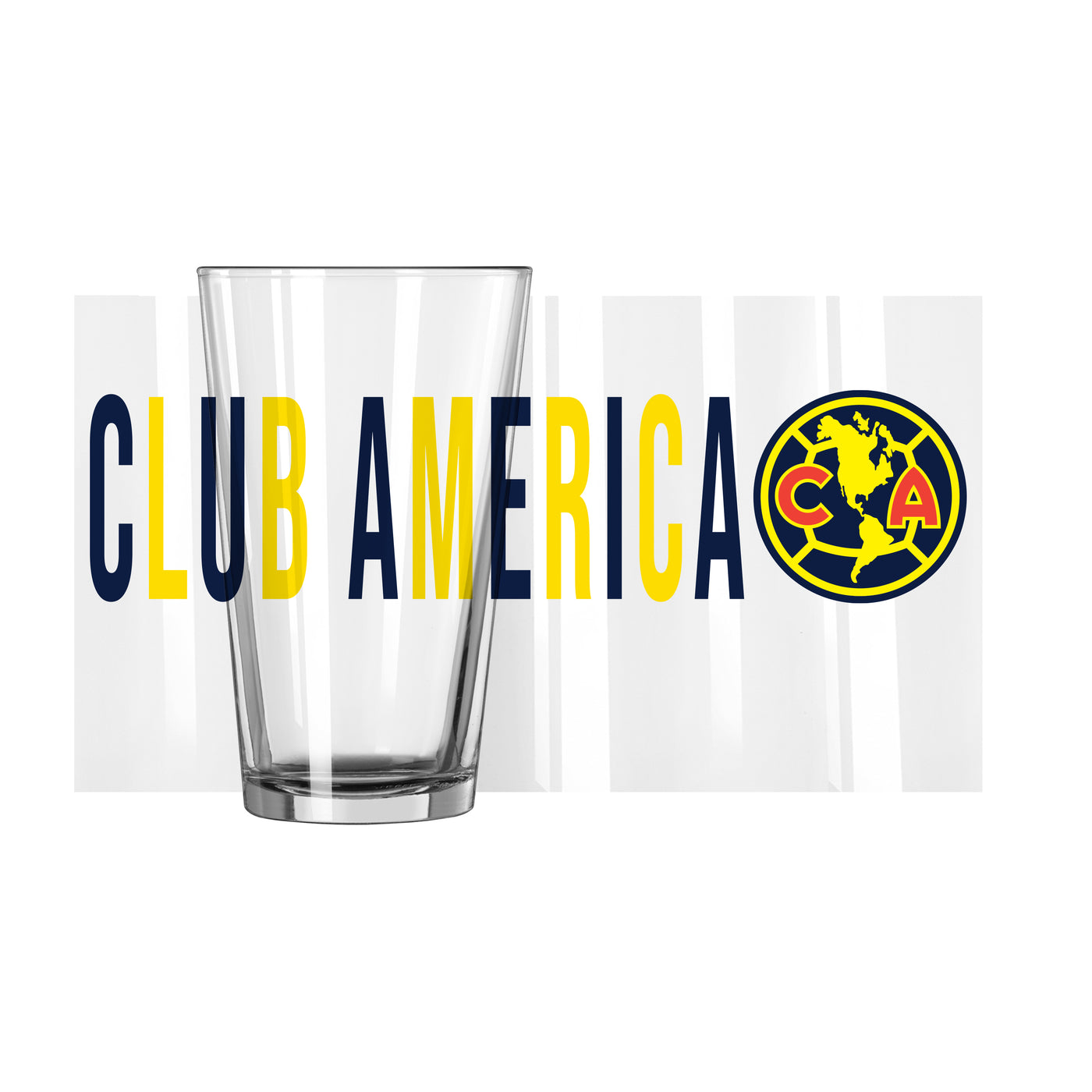 Club America FC 16oz Overtime Pint Glass