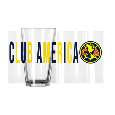 Club America FC 16oz Overtime Pint Glass - Logo Brands