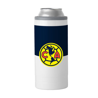 Club America FC 12oz Colorblock Slim Can Coolie - Logo Brands
