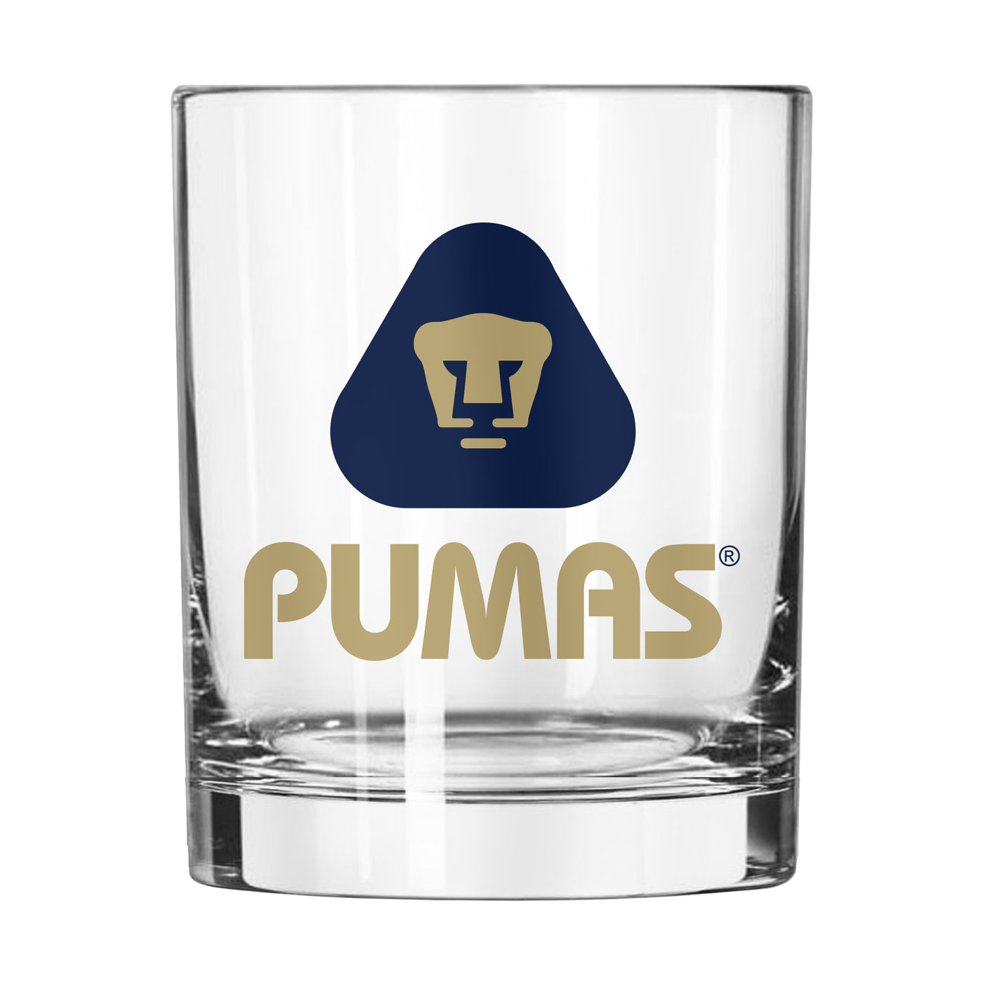 Pumas FC 14oz Logo Rocks Glass