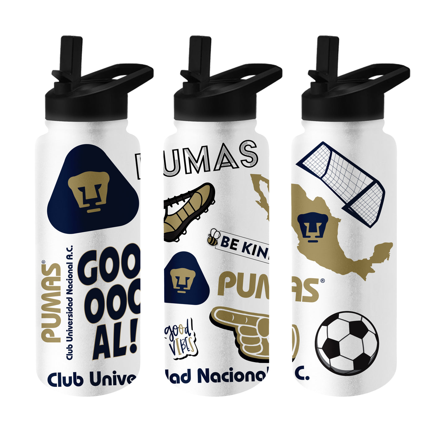 Pumas FC 34oz Native Quencher Bottle