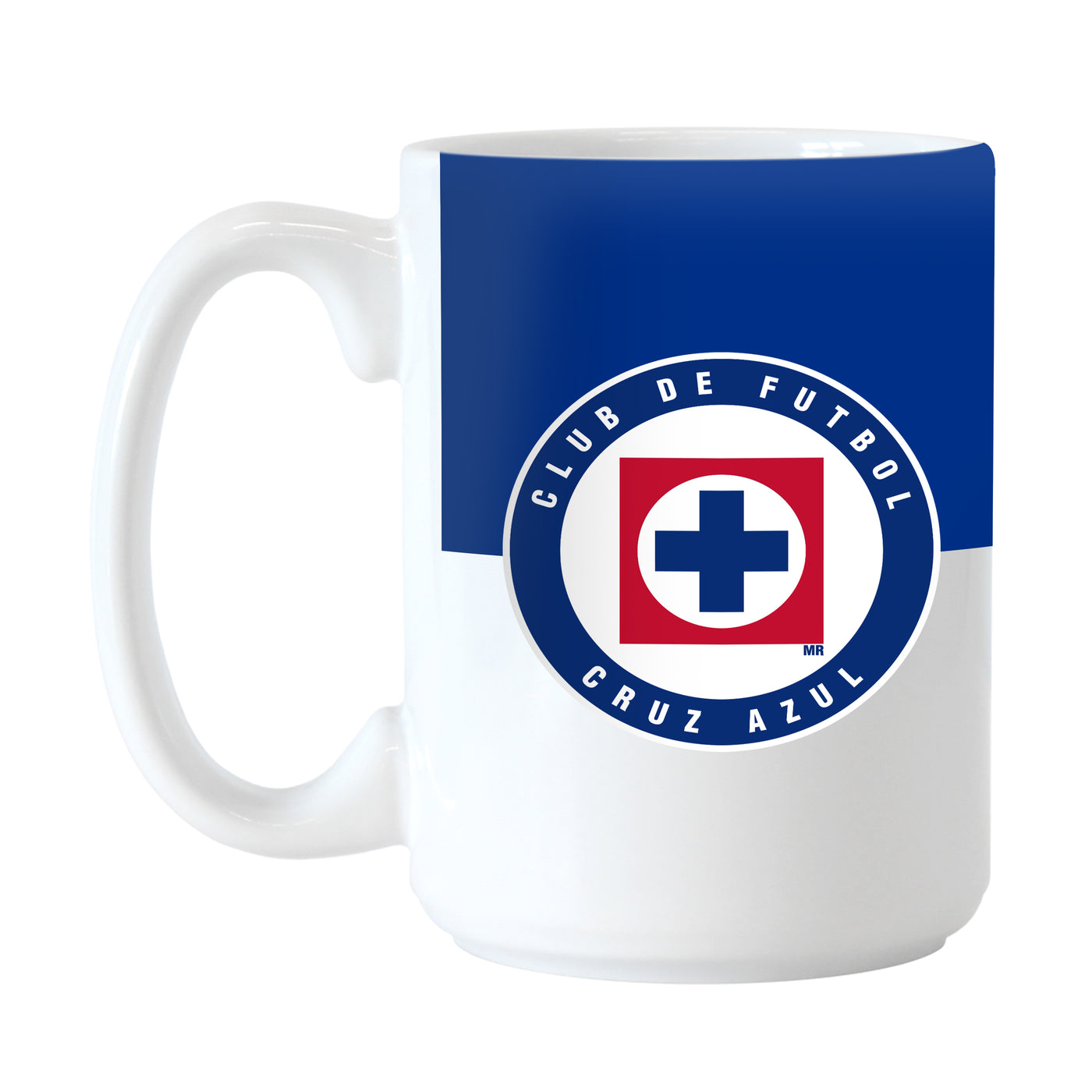 Cruz Azul FC 15oz Colorblock Sublimated Mug - Logo Brands