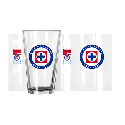 Cruz Azul FC 16oz Gameday Pint Glass - Logo Brands