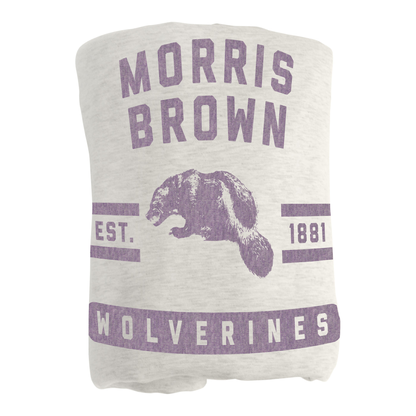 Morris Brown College Sublimated Sweatshirt Blanket - Logo Brands