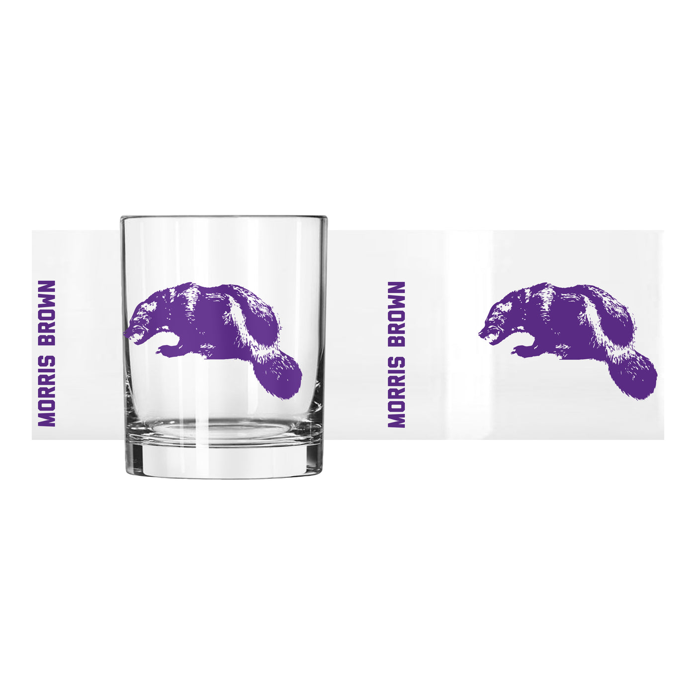 Morris Brown College 14oz Gameday Rocks Glass