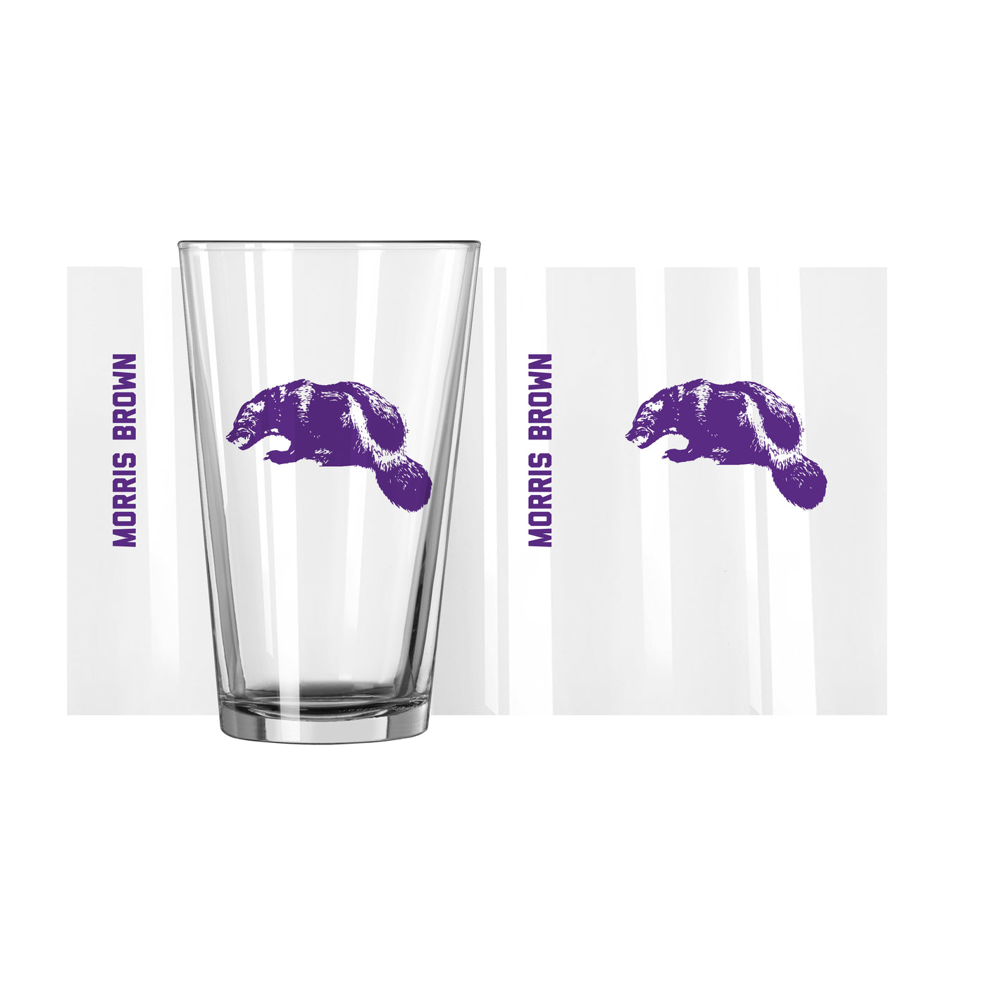 Morris Brown College 16oz Gameday Pint Glass - Logo Brands